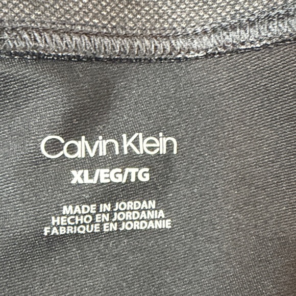 Calvin Klein Gray Textured Stretch Riding Pants - Picture 15 of 15